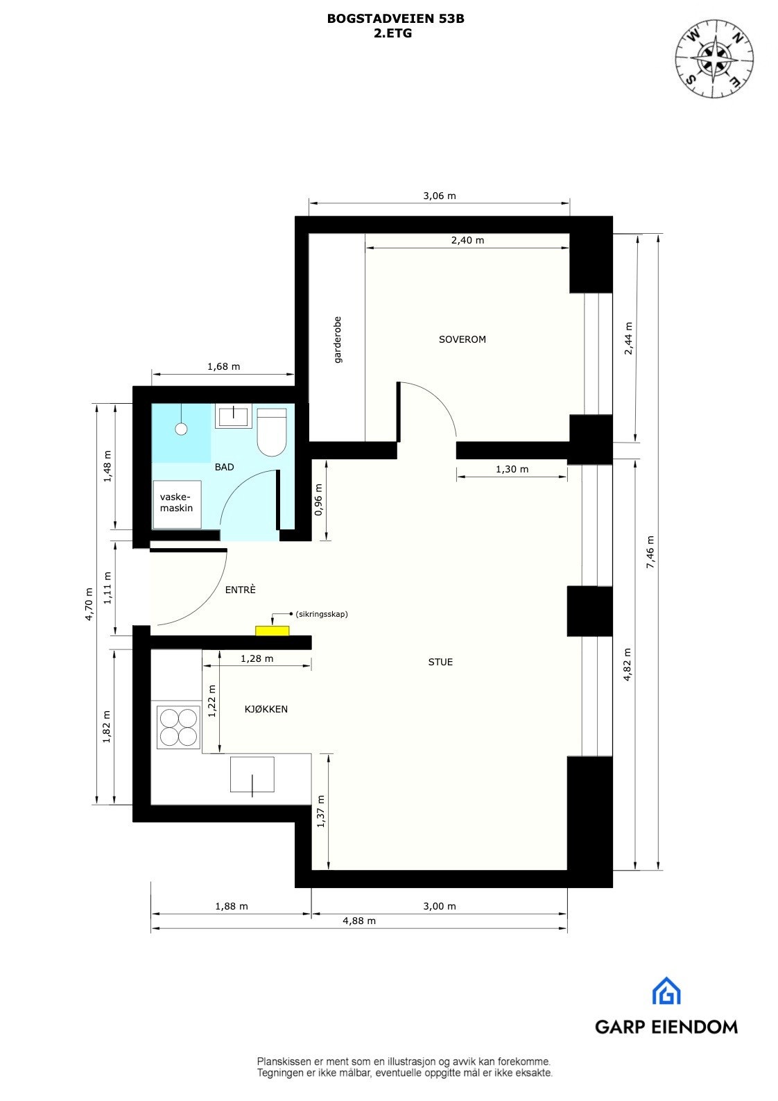 Plantegning Galleribilde