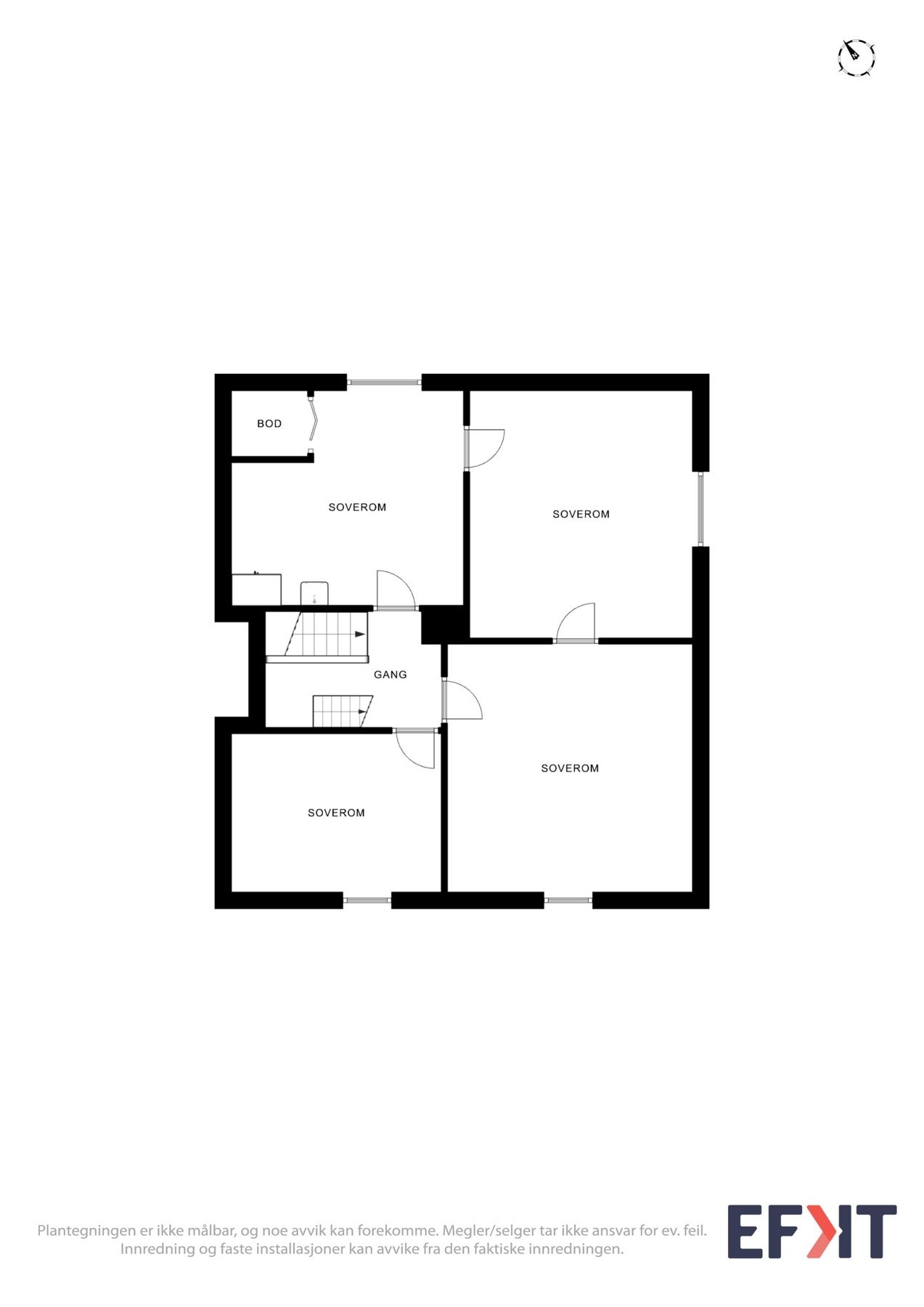 Plantegning loft Galleribilde