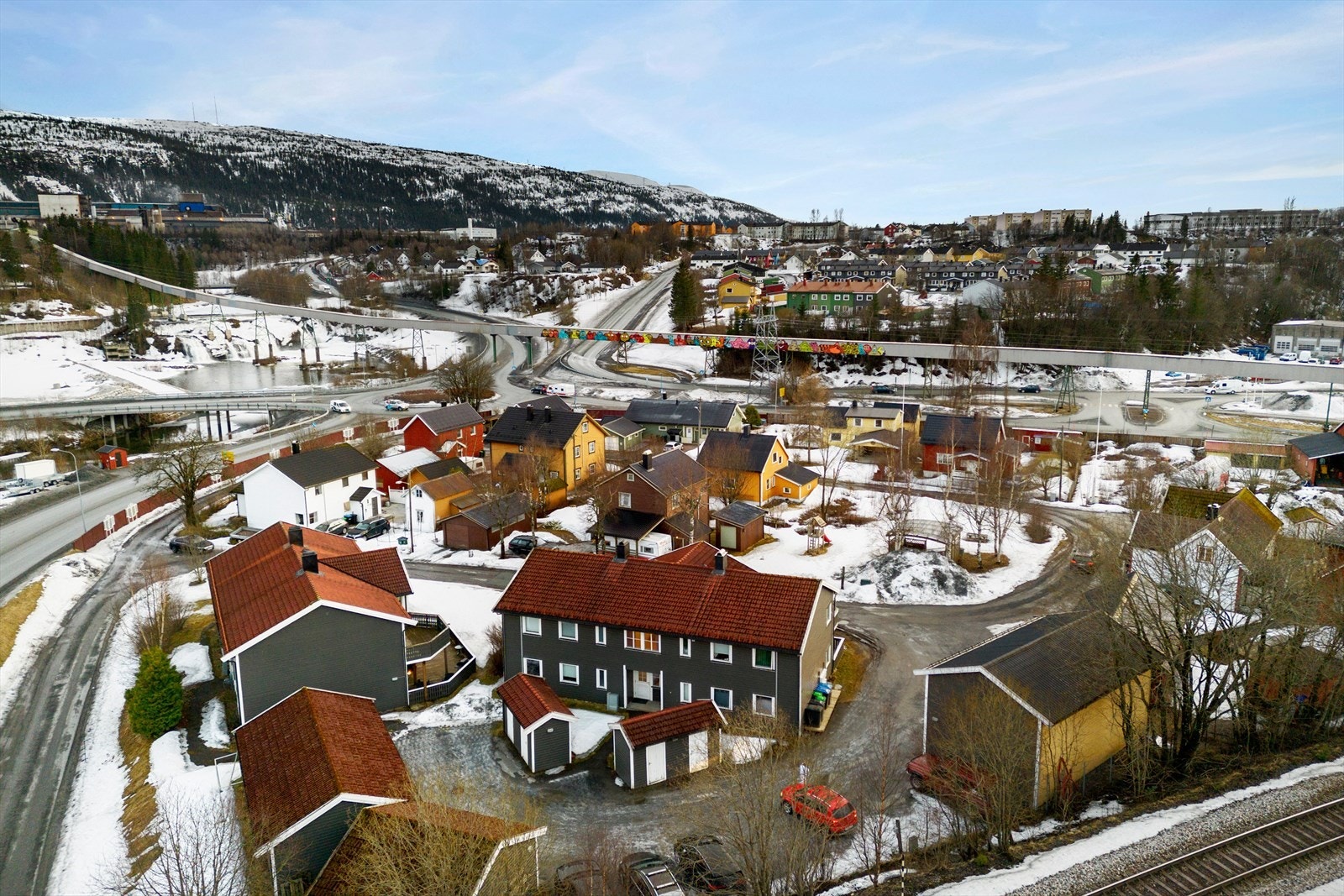 Bilde fra området - her er det kort avstand til mange av byens bydeler. Galleribilde