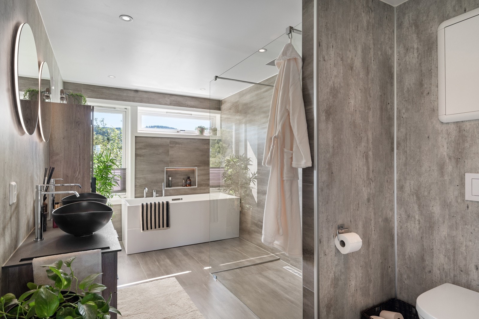 Badet er fra 2023 og ble pusset opp av Bygg Design. Galleribilde