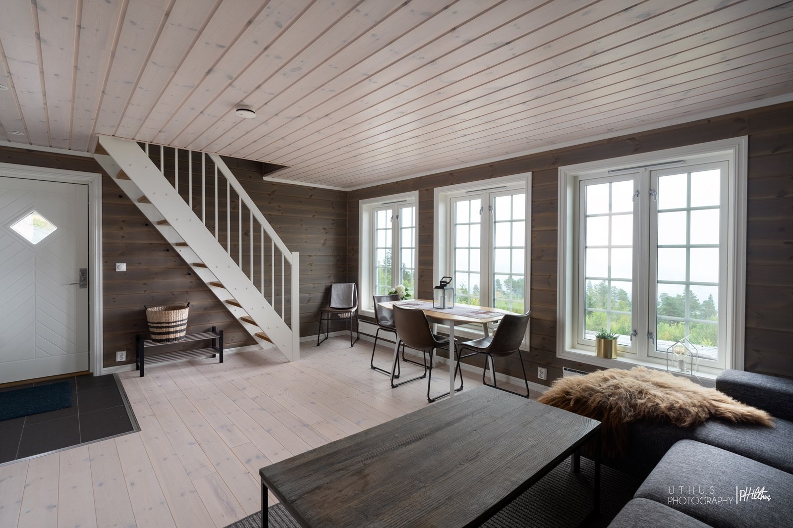 Hybelen har privat inngang. Galleribilde