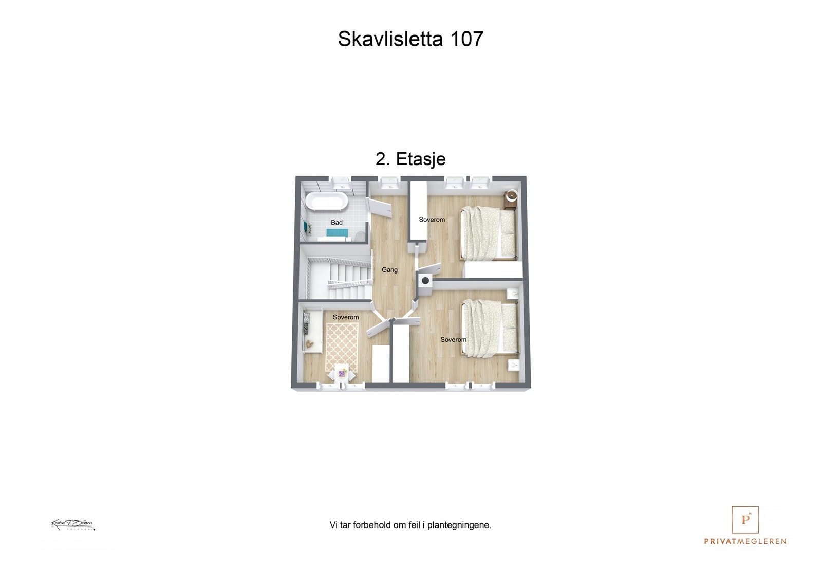 Plantegning 2. etasje. Galleribilde