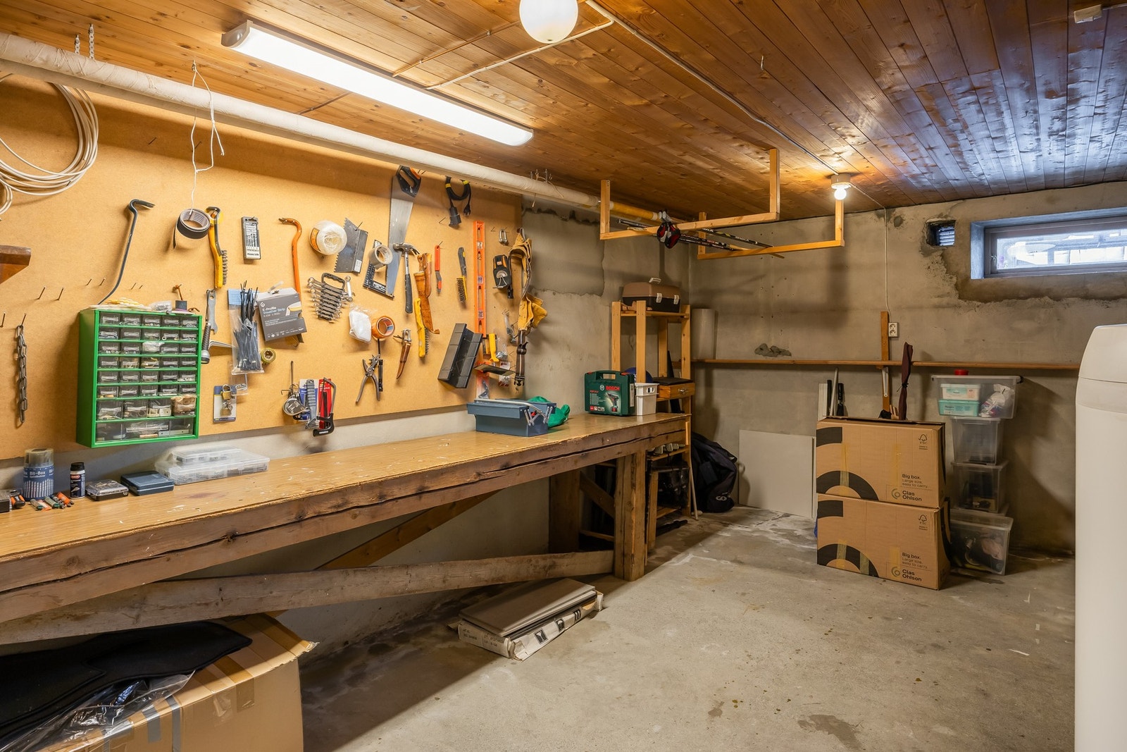 Bod i kjeller på 16m².