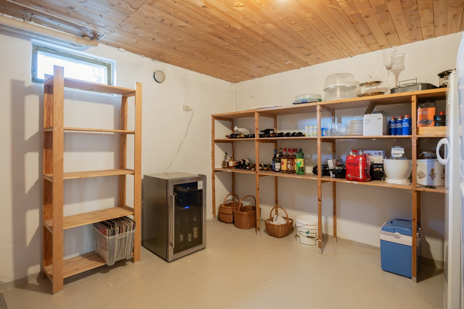 Bod i kjeller på 11,8m².