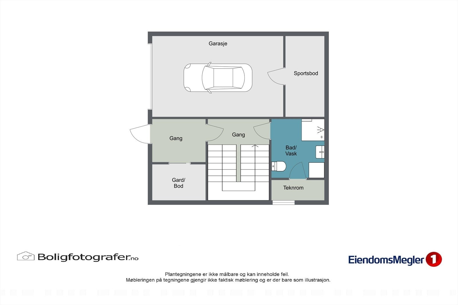 Plantegning u.etg. Galleribilde