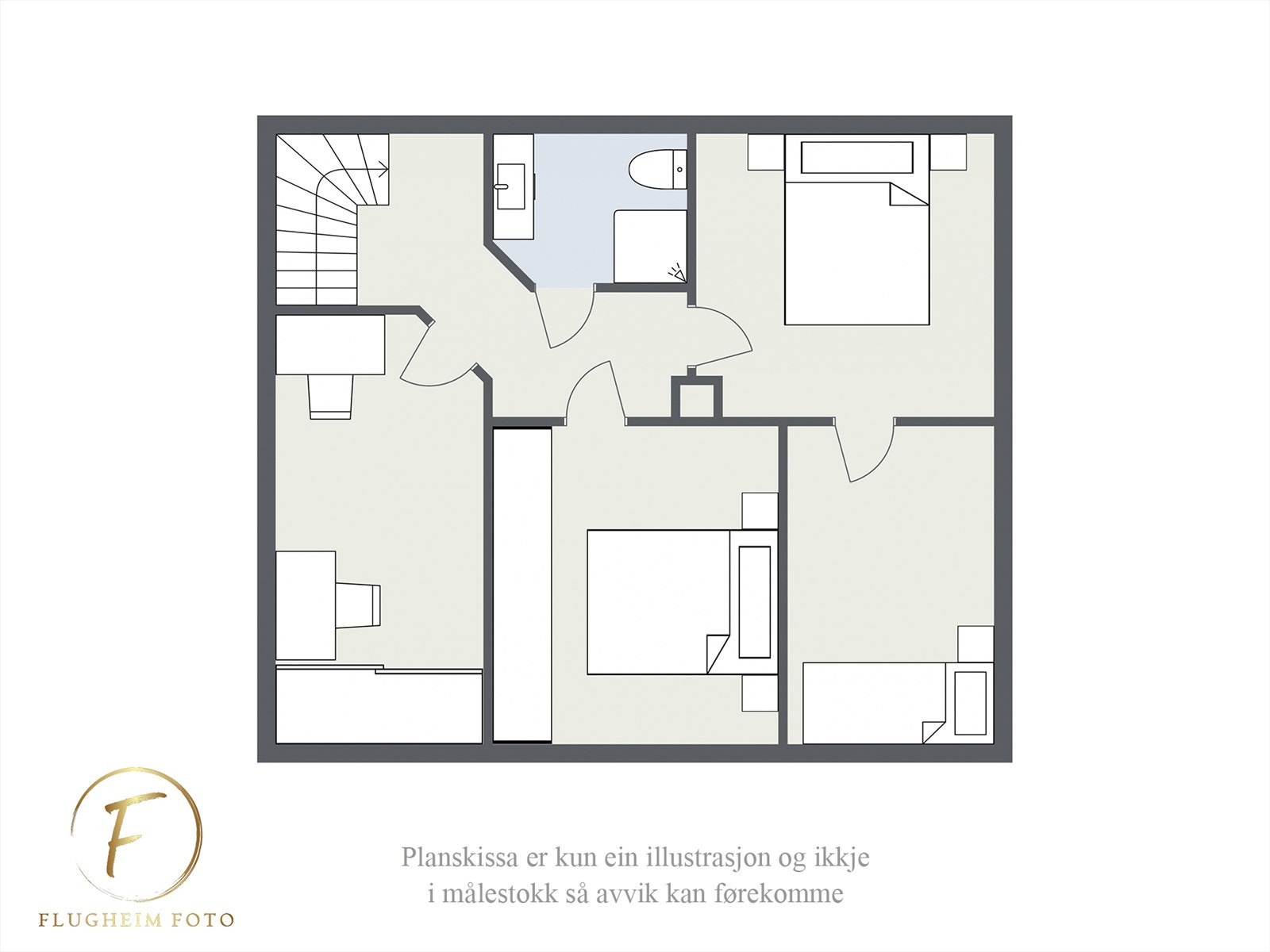 Planteikning - 2. Etasje Galleribilde