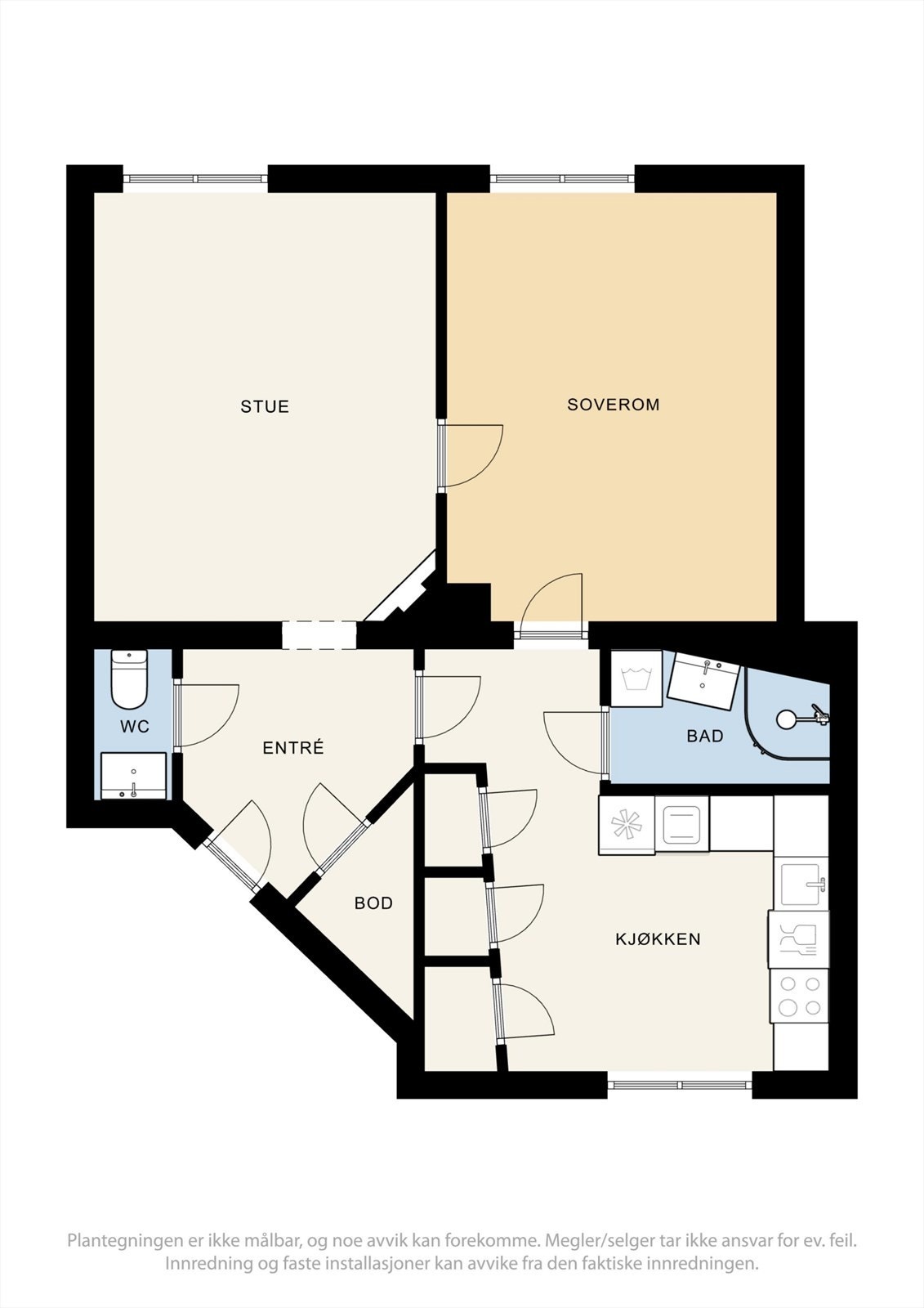 Plantegning Galleribilde