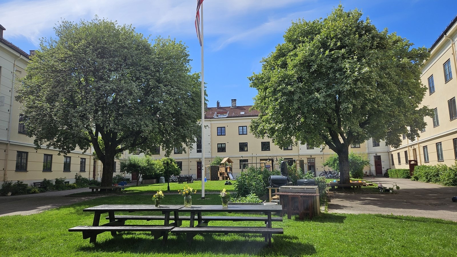 Leiligheten har en sentral og attraktiv beliggenhet på Øvre Torshov/Sandaker. Galleribilde