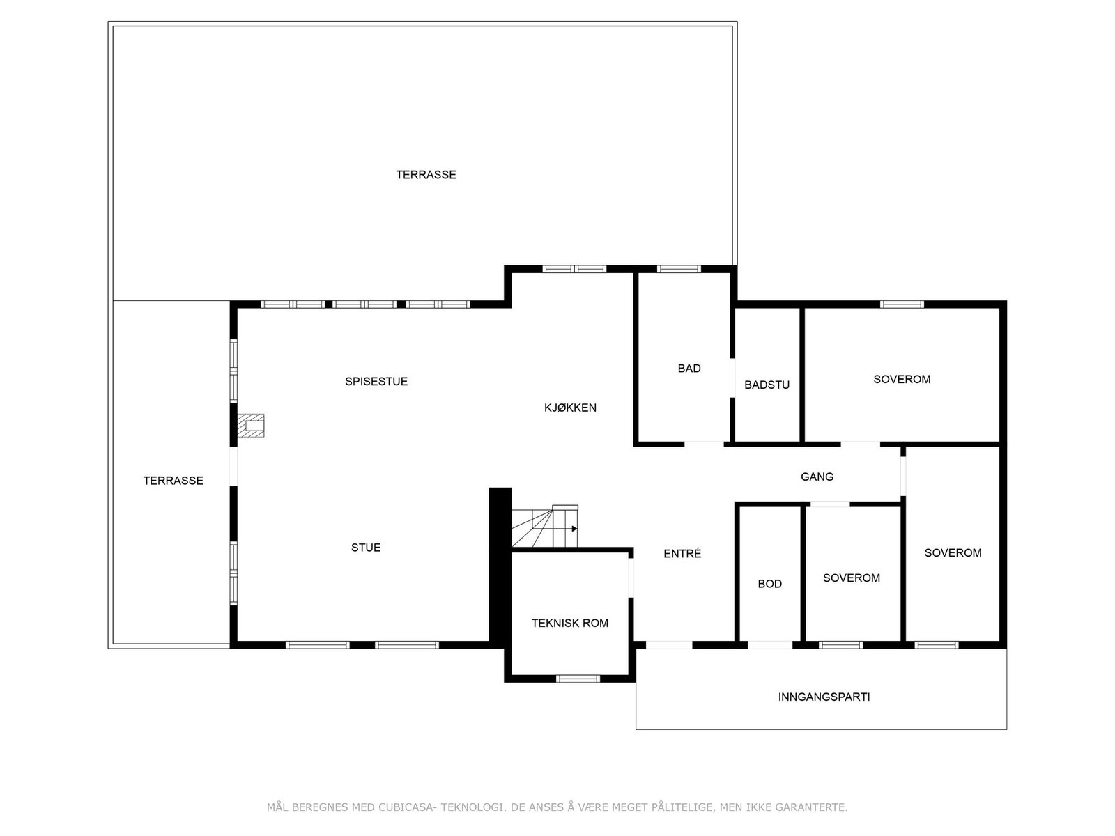 Plantegning 1.etasje Galleribilde