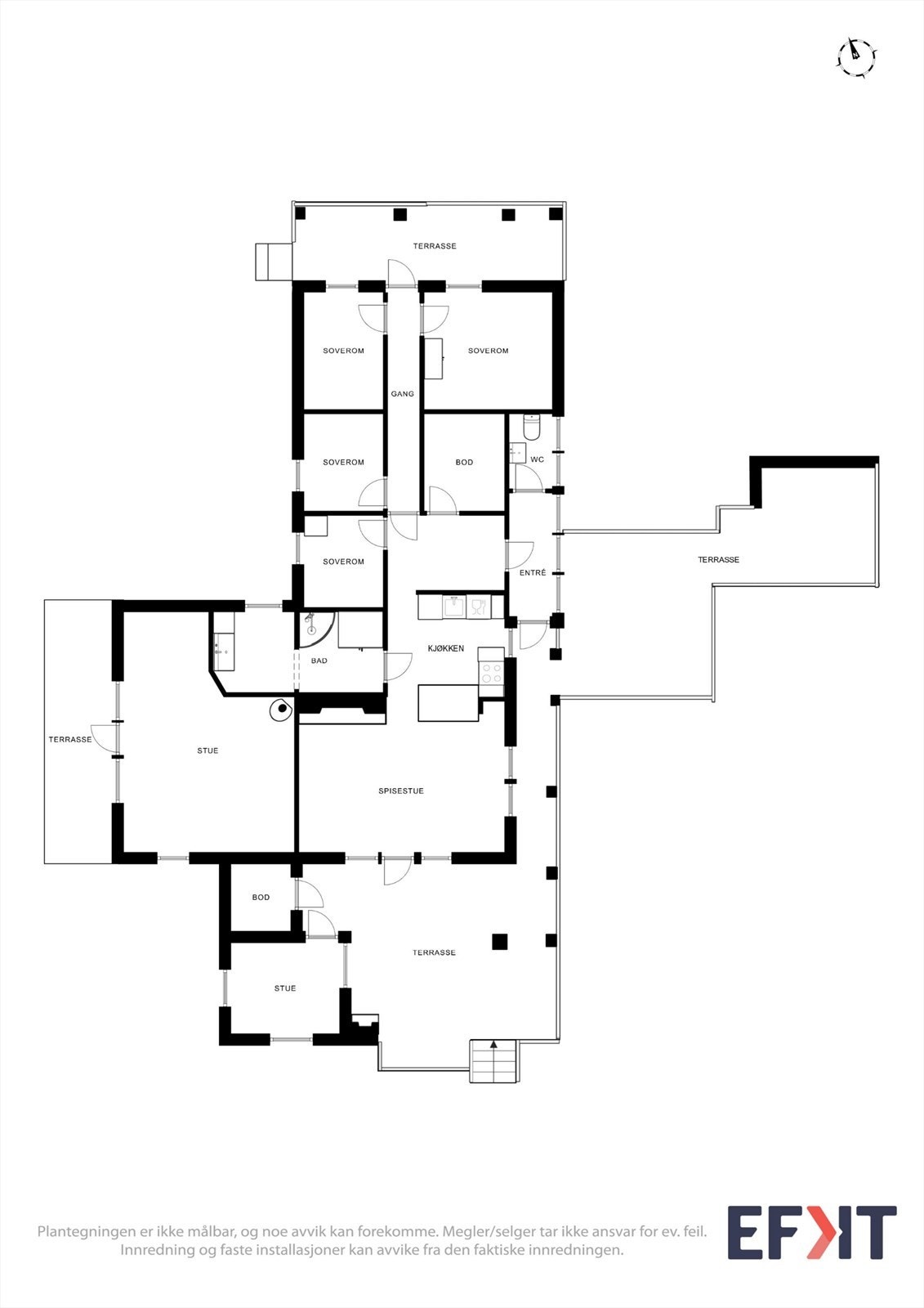 Plantegning Galleribilde