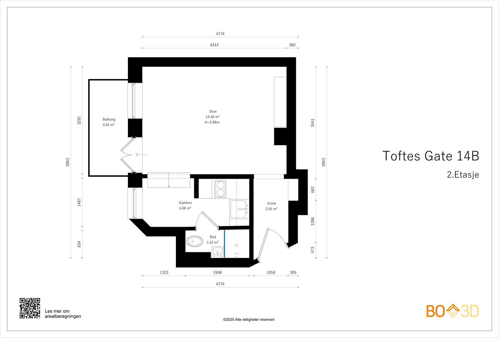 Plantegning Galleribilde