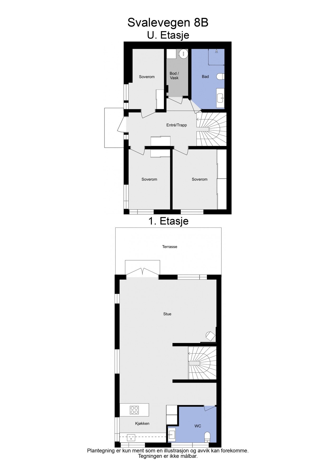 Planteging for hele boligen (2D). Galleribilde