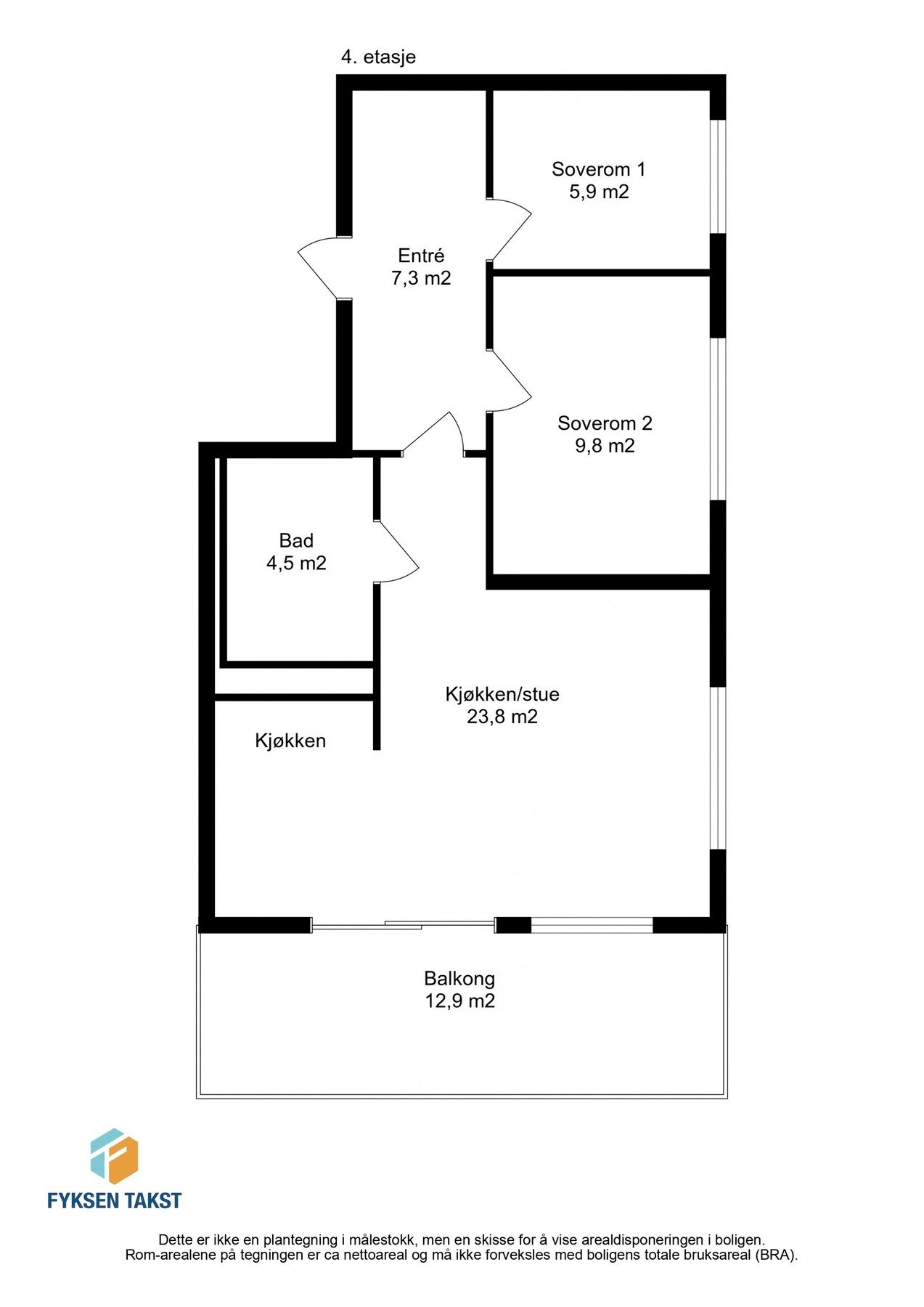 Meget god planløsning. Galleribilde
