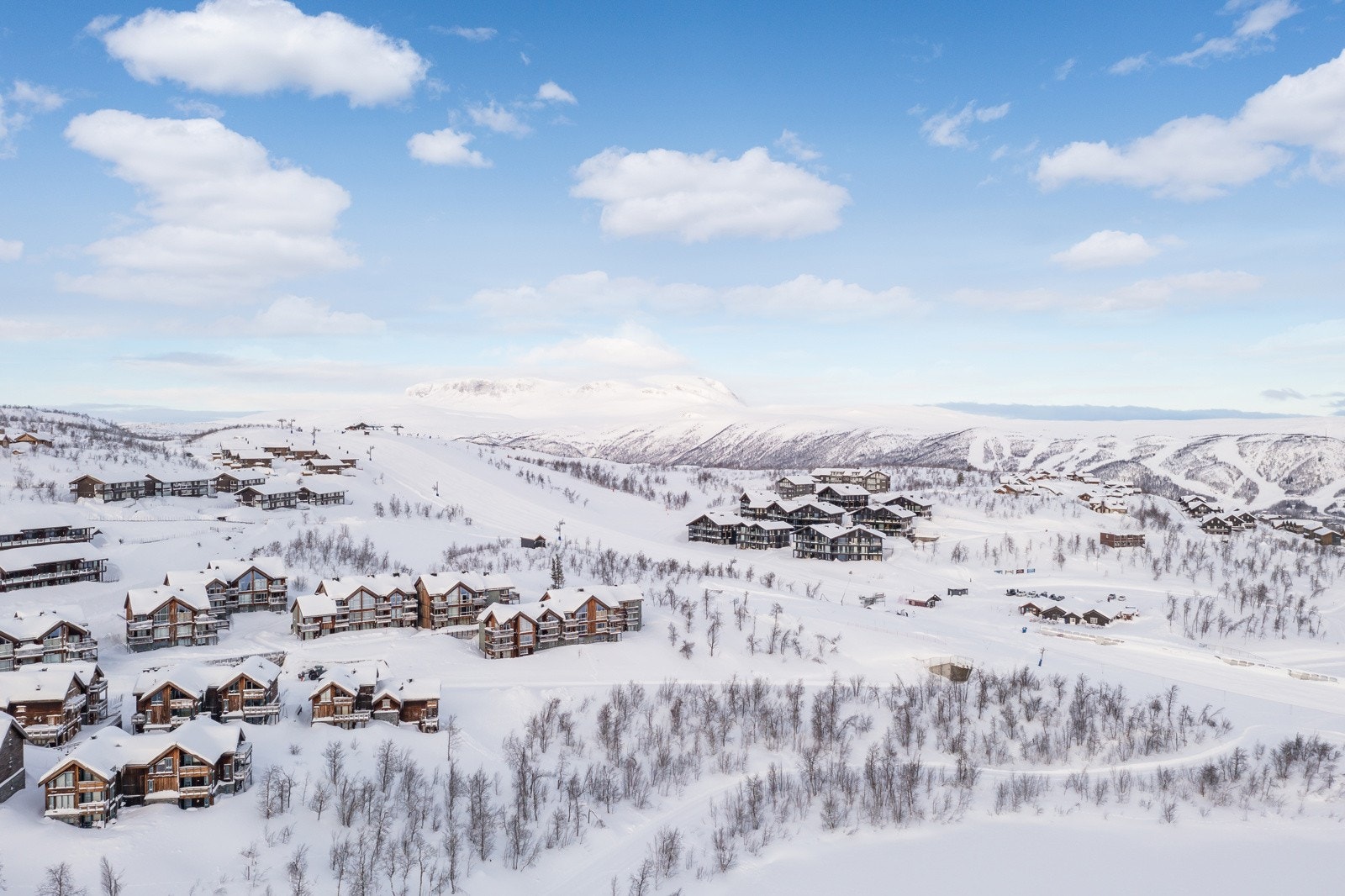 Med skibakken som nærmeste nabo, er det virkelig gode muligheter for ski in/ski out Galleribilde