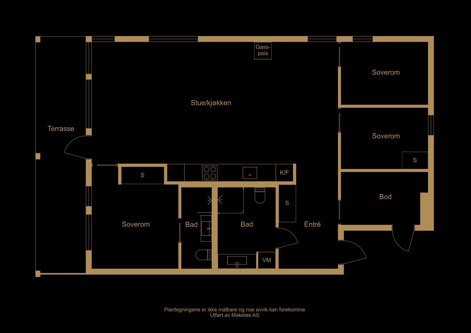 Plantegning - illustrasjon (avvik kan forekomme) Galleribilde