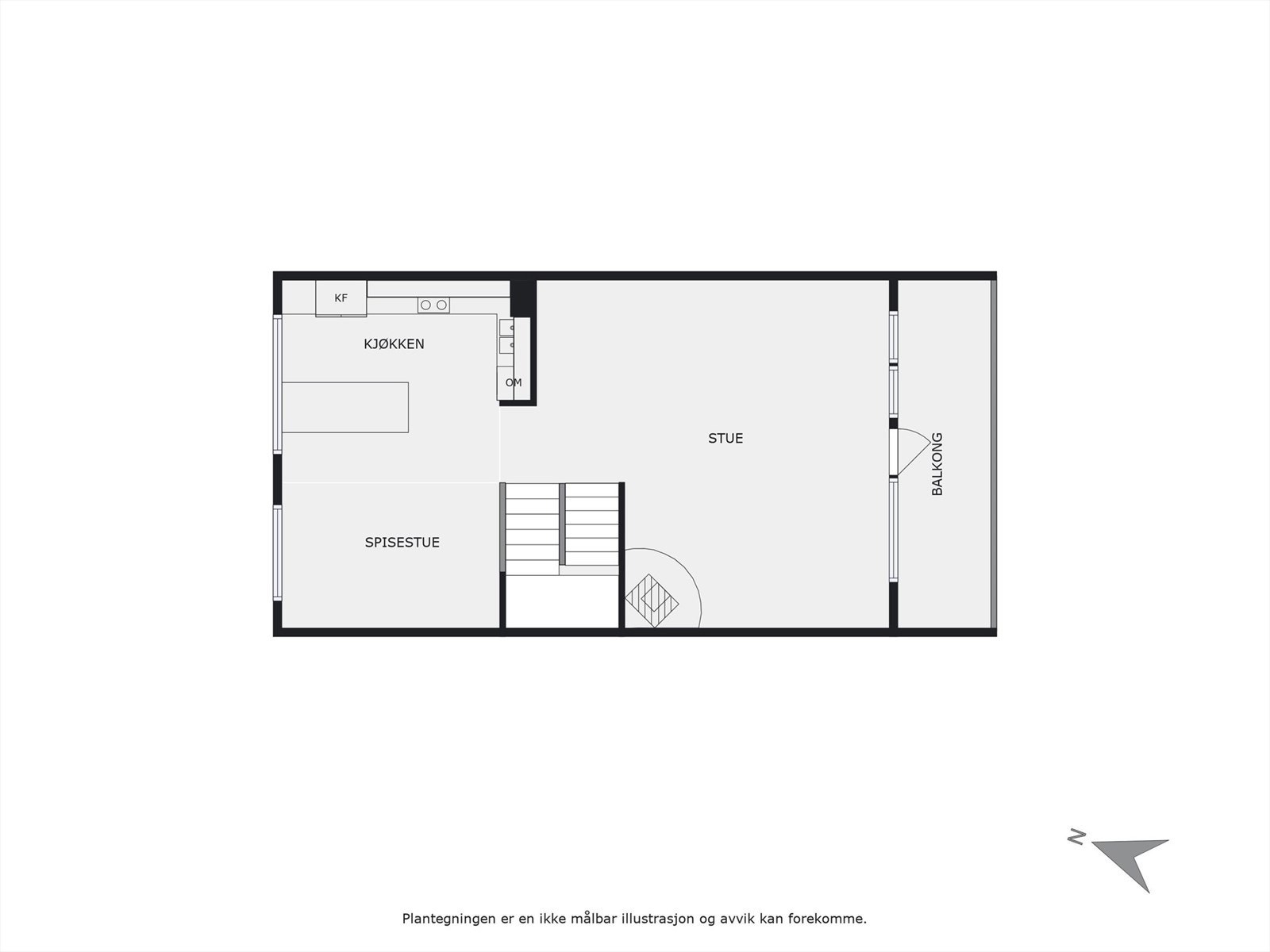 Plantegning 2. etasje Galleribilde