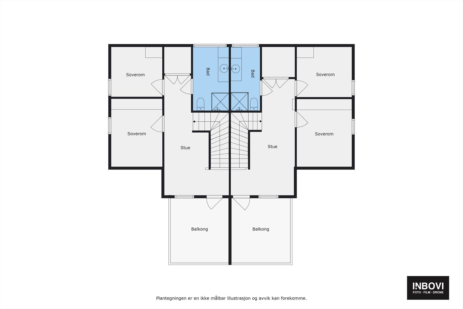 Plantegning 3.etg Galleribilde