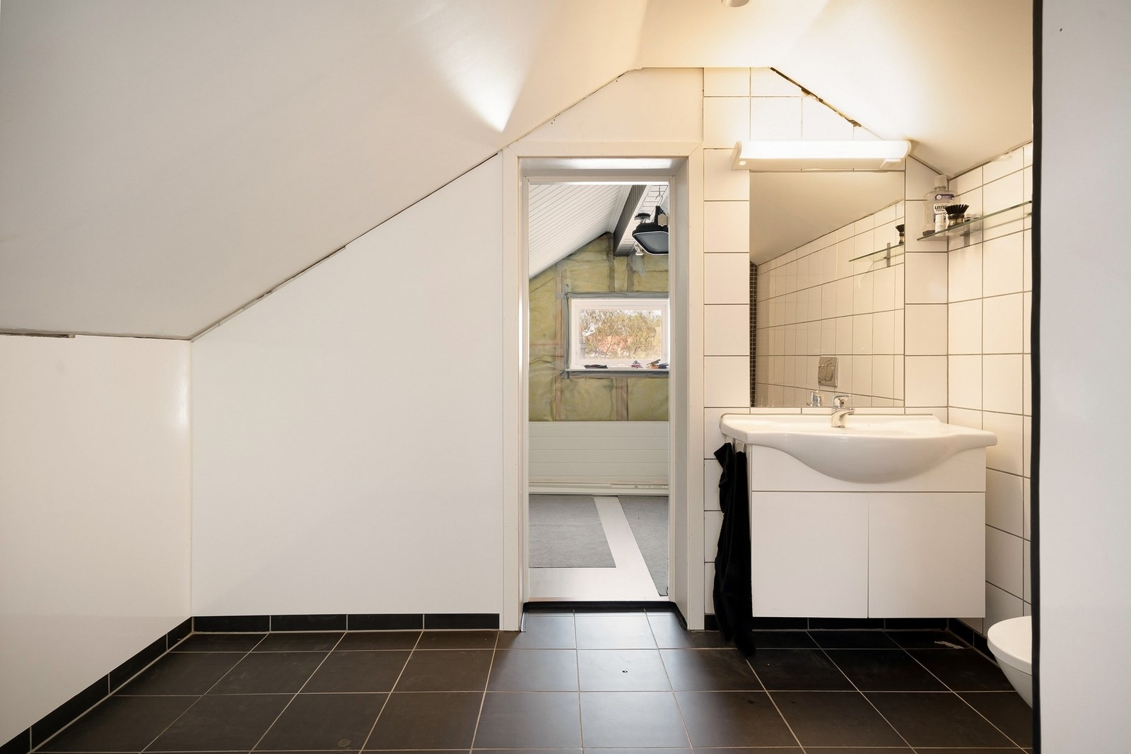 Badet på loft er fra 2015, men er ikke ferdig bygget Galleribilde