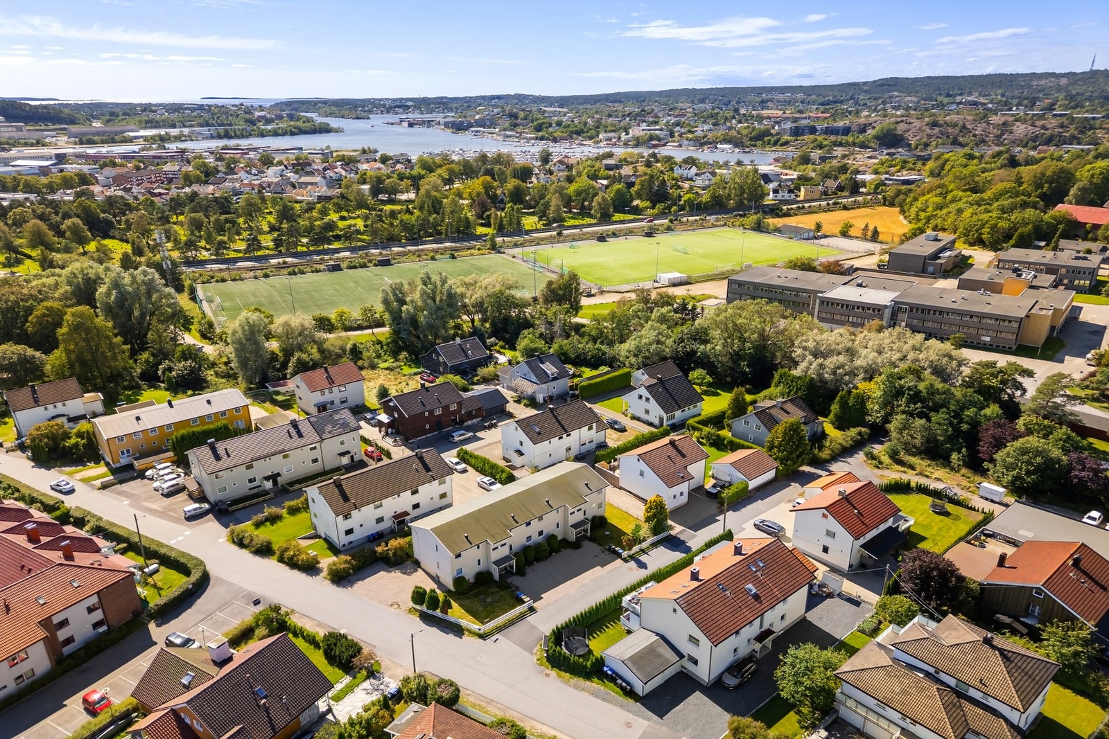 Her bor du i gang- og sykkelavstand til Fredrikstad sentrum og bryggepromenaden Galleribilde