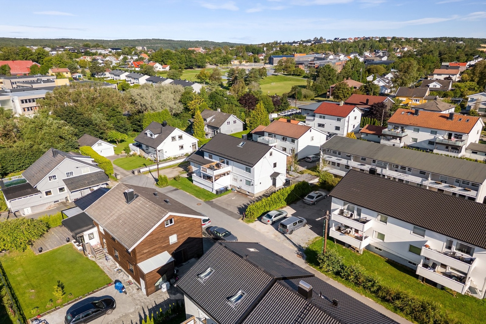 Leiligheten har blitt pusset opp siden 2013 og ligger innerst i rolig blindvei Galleribilde