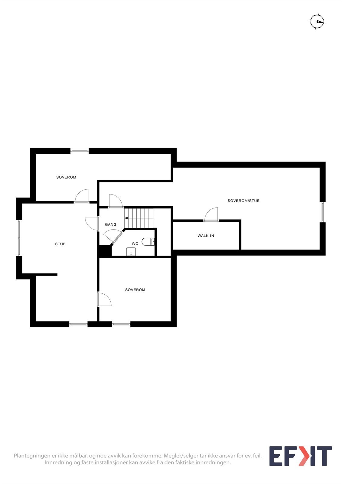 Plantegning loft Galleribilde