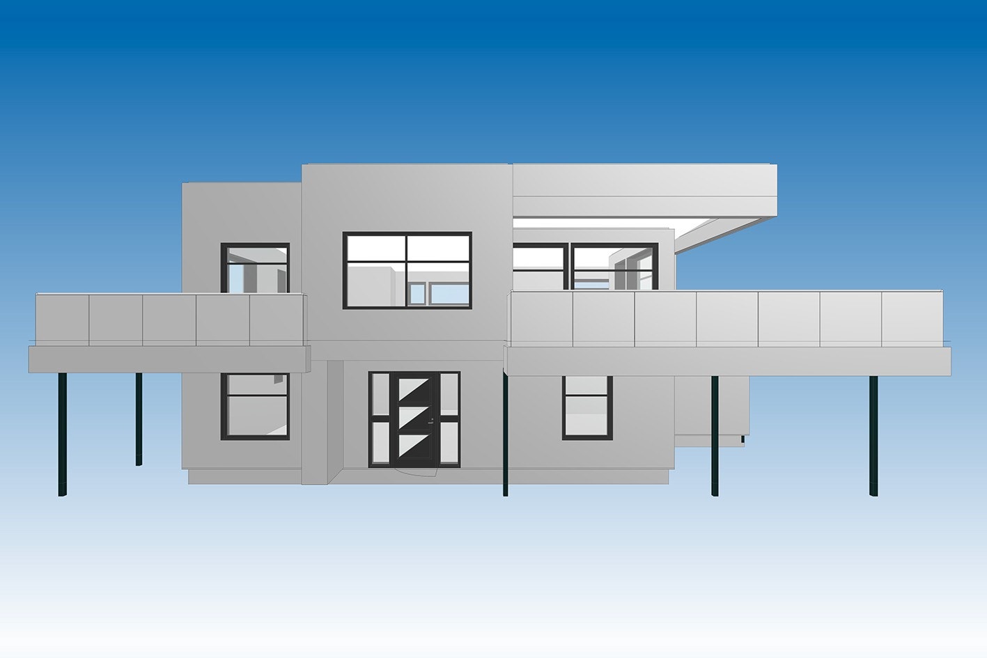 Arkitekten til Norske Hus har laget IFC-filer som kan benyttes videre Galleribilde