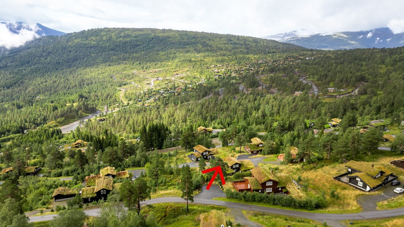 Nærområde med Hydlafeltet og Tverrfjellet i bakgrunnen Galleribilde