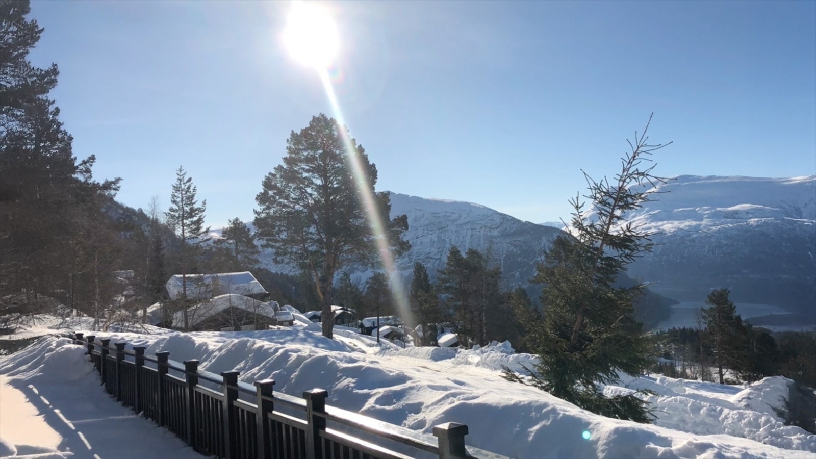 Vinterbilde tatt av selger Galleribilde