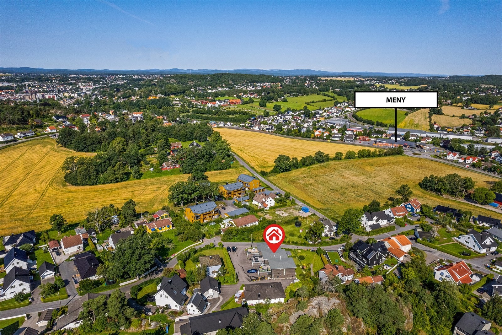 Kort vei til skoler, butikker etc. Galleribilde