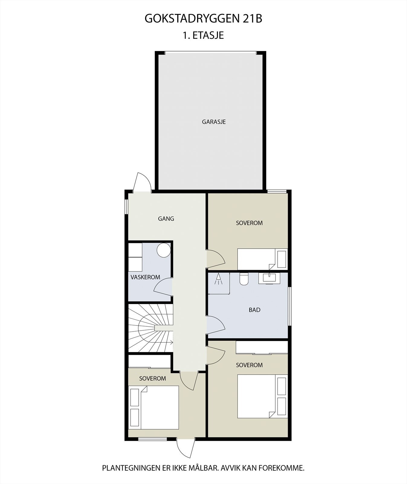 Plantegning 1 etasje Galleribilde