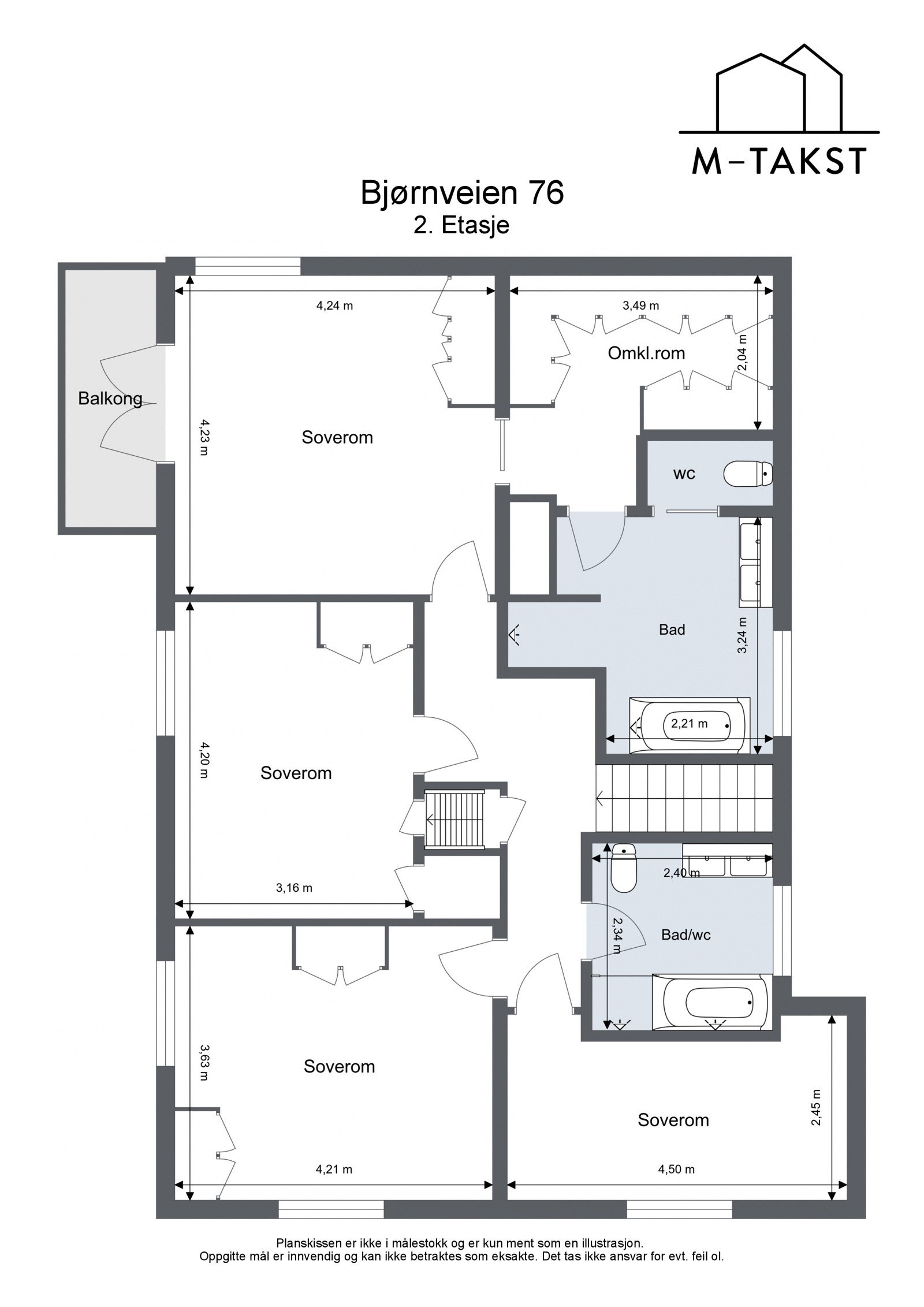 Bjørnveien 76 - 2. Etasje Galleribilde