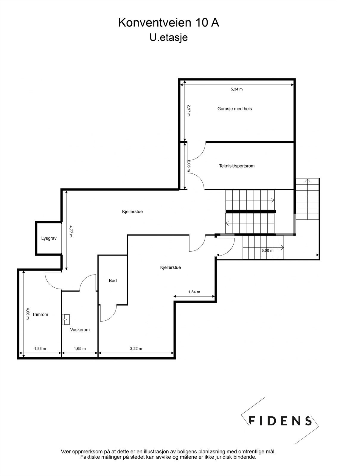 Konventveien 10 A - U.etasje Galleribilde