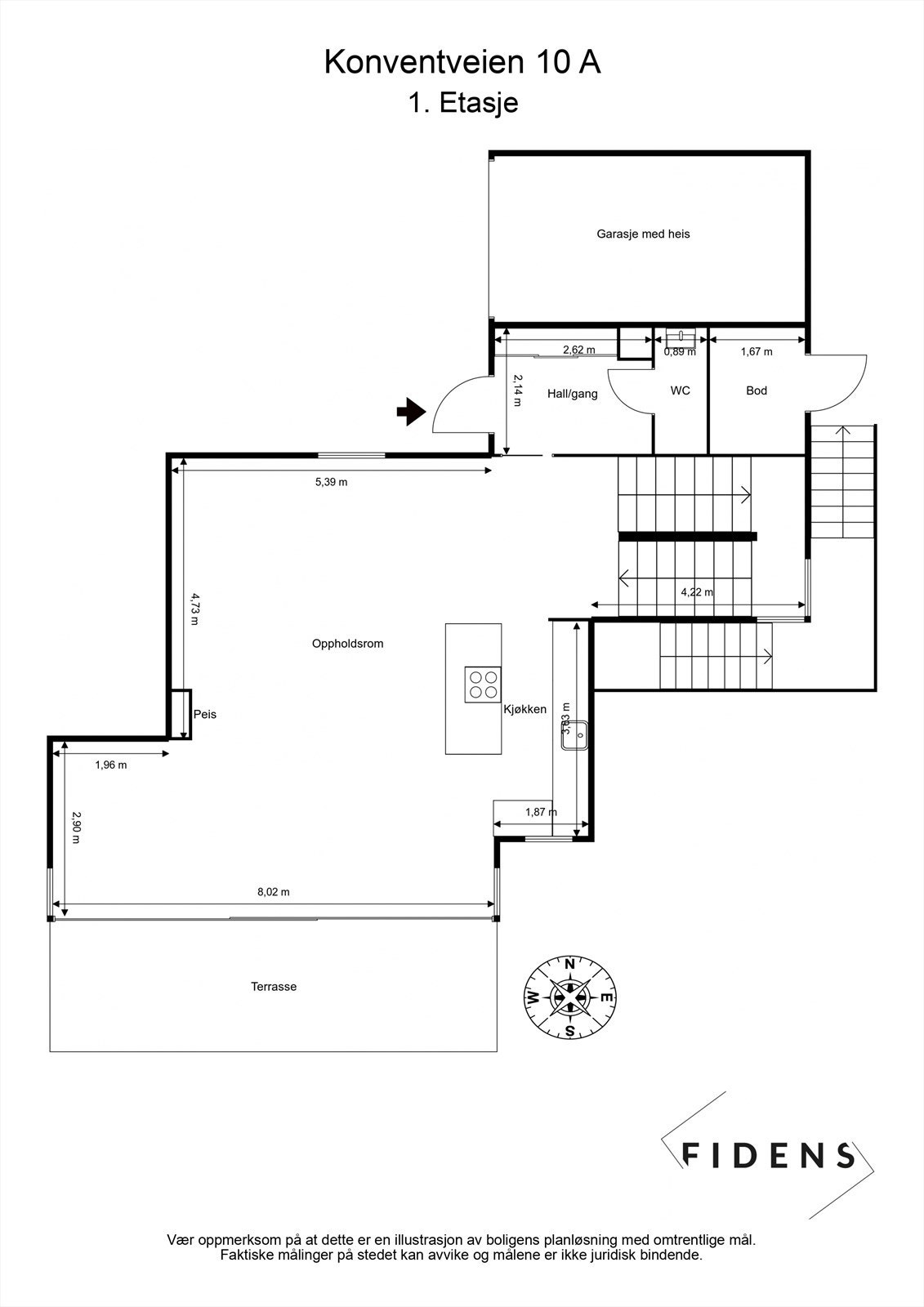 Konventveien 10 A - 1. Etasje Galleribilde