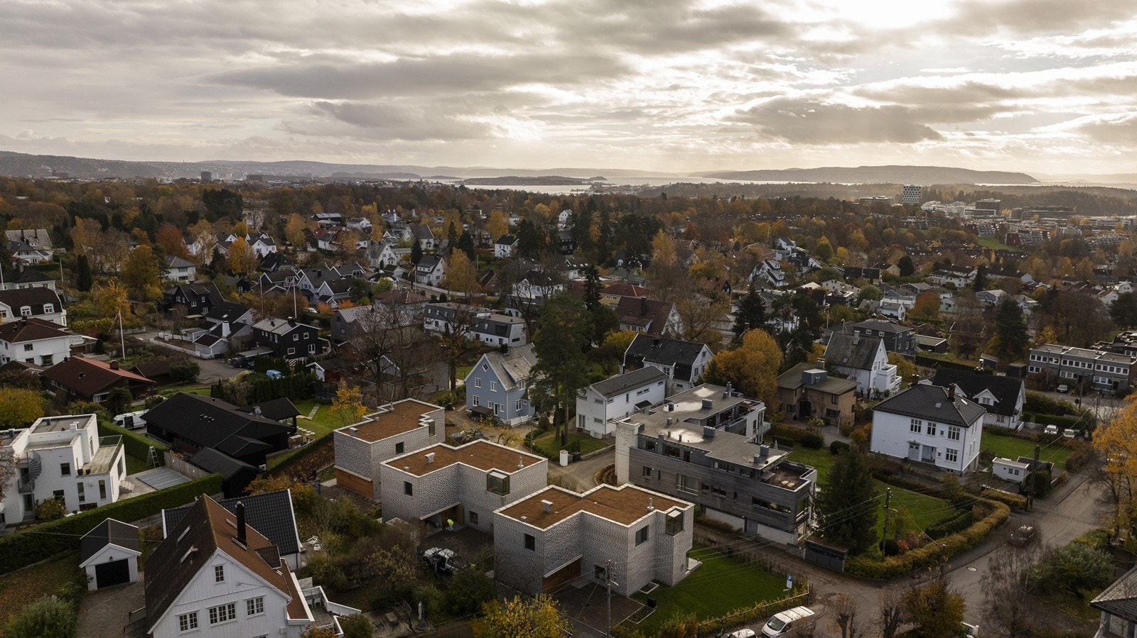 Eiendommen ligger i et rolig villastrøk bak Frognerparken Galleribilde