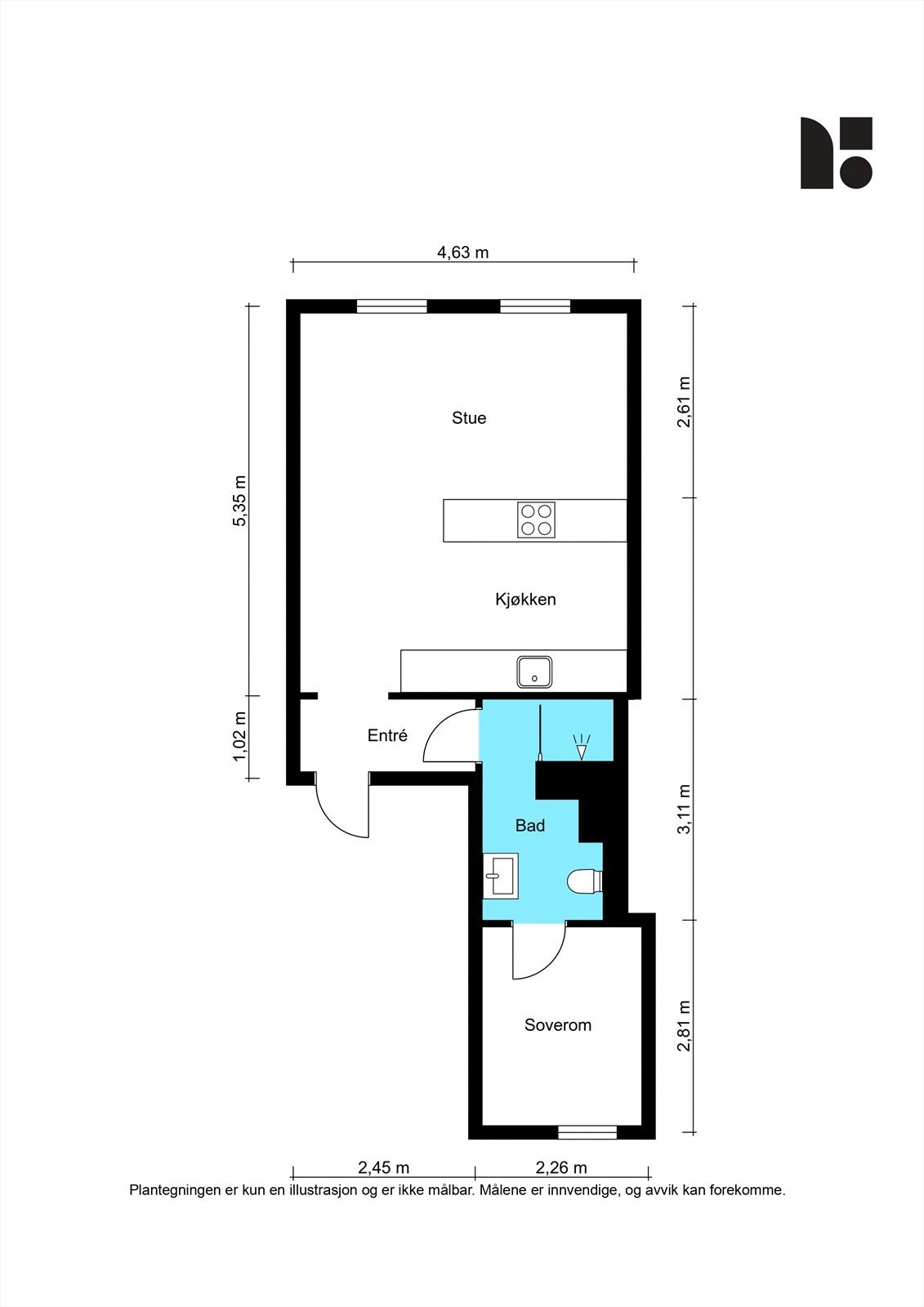 Plantegning Galleribilde