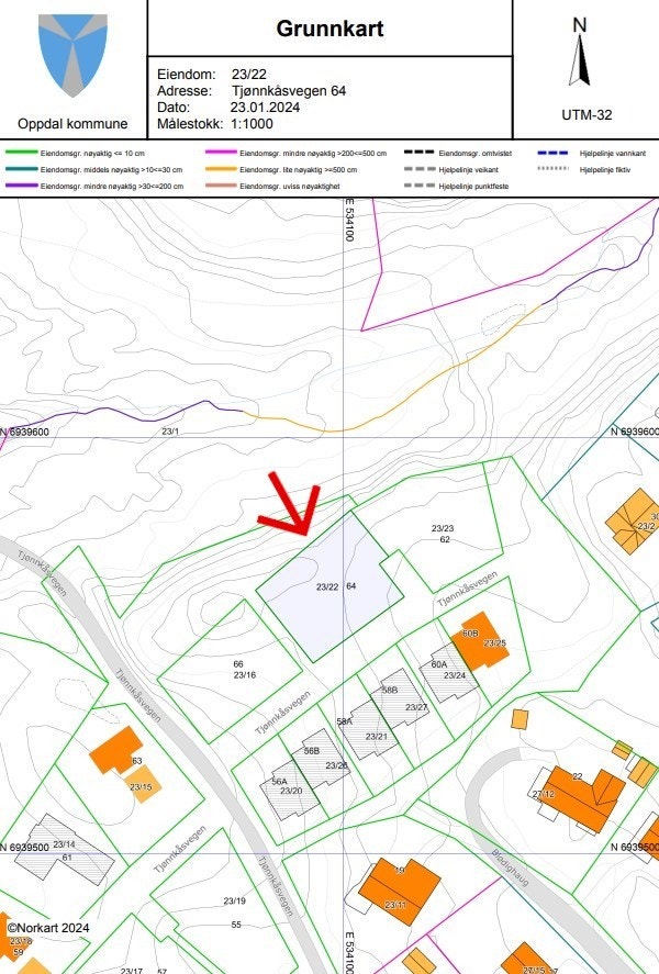 Maks bebygd areal BYA=40% Galleribilde