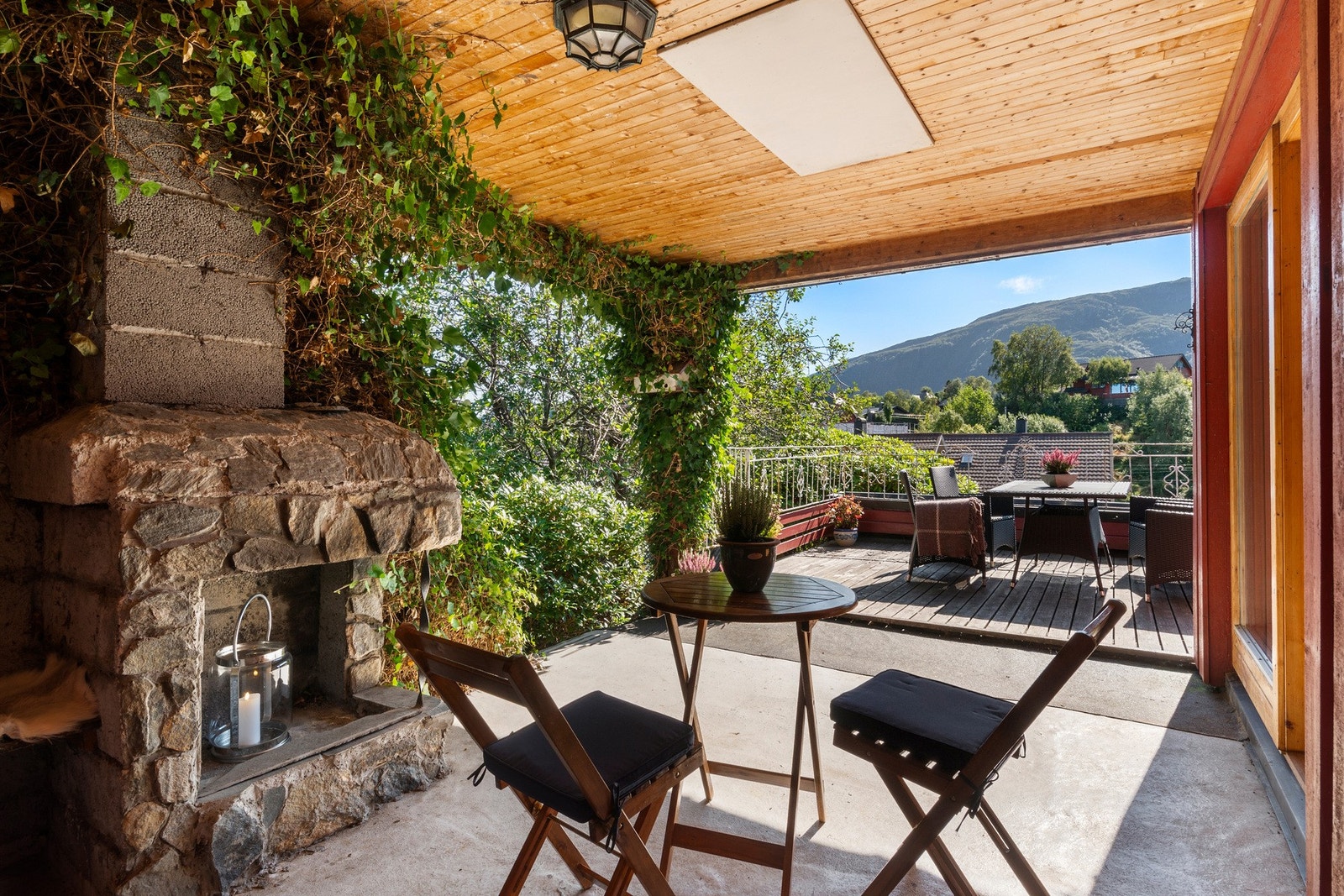 Her trenger du ikke bekymre deg for yr eller vind. Galleribilde