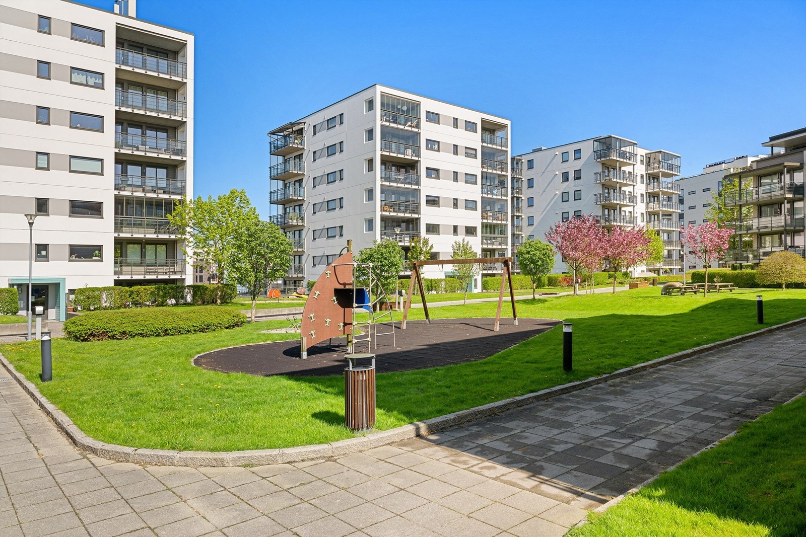 Sameiet er en del av flotte og grønne fellesområder. Galleribilde
