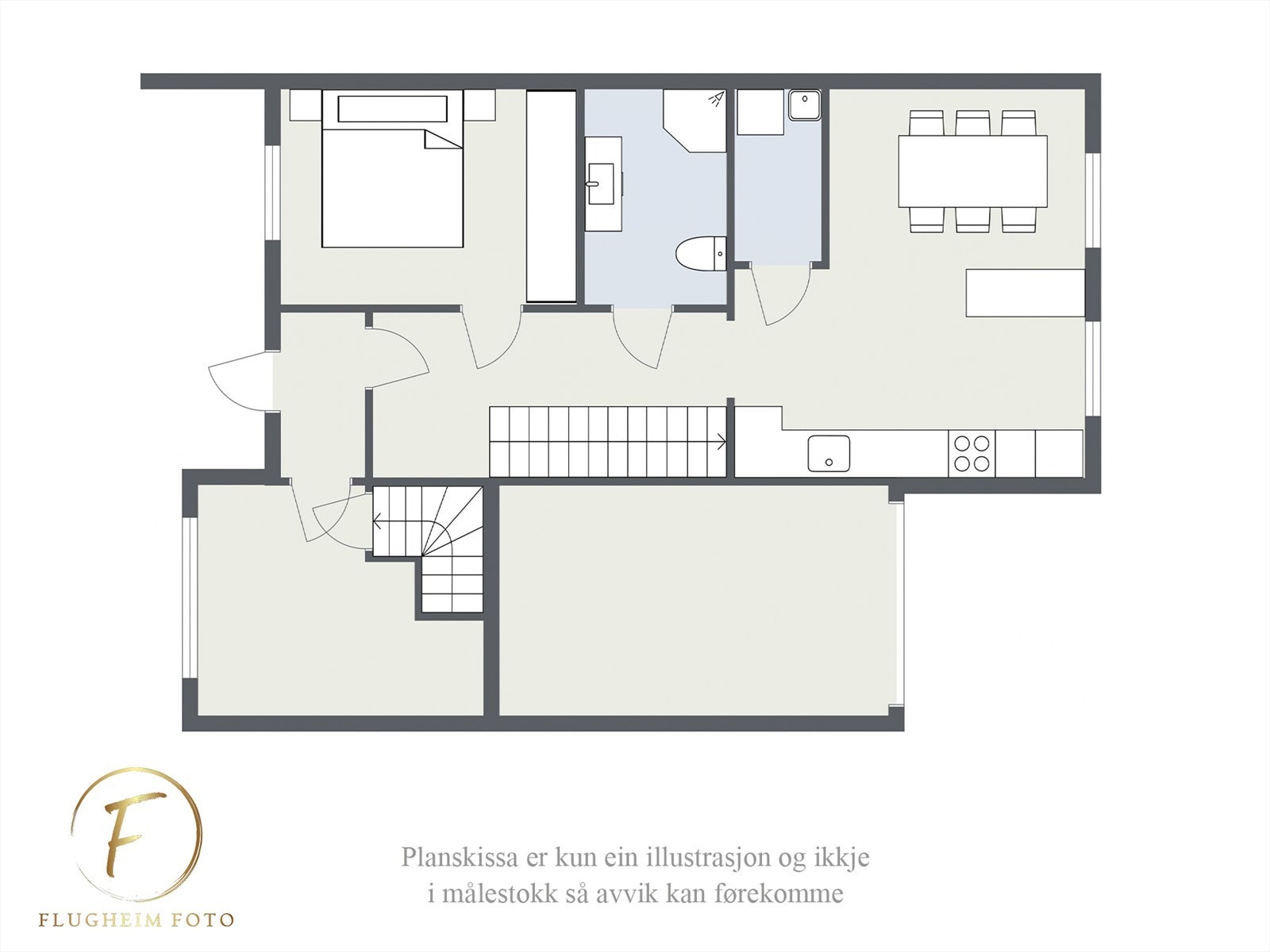 Planteikning - 1. Etasje Galleribilde