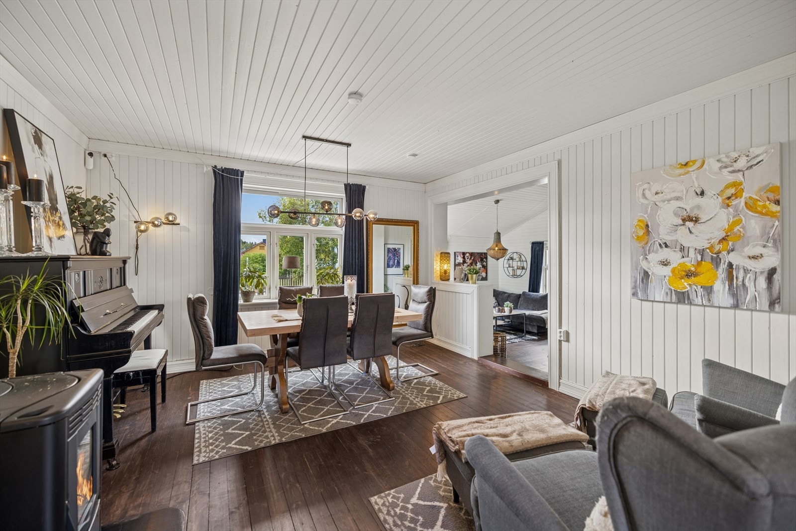 Her kan man samle familie og venner til herlige måltider. Galleribilde