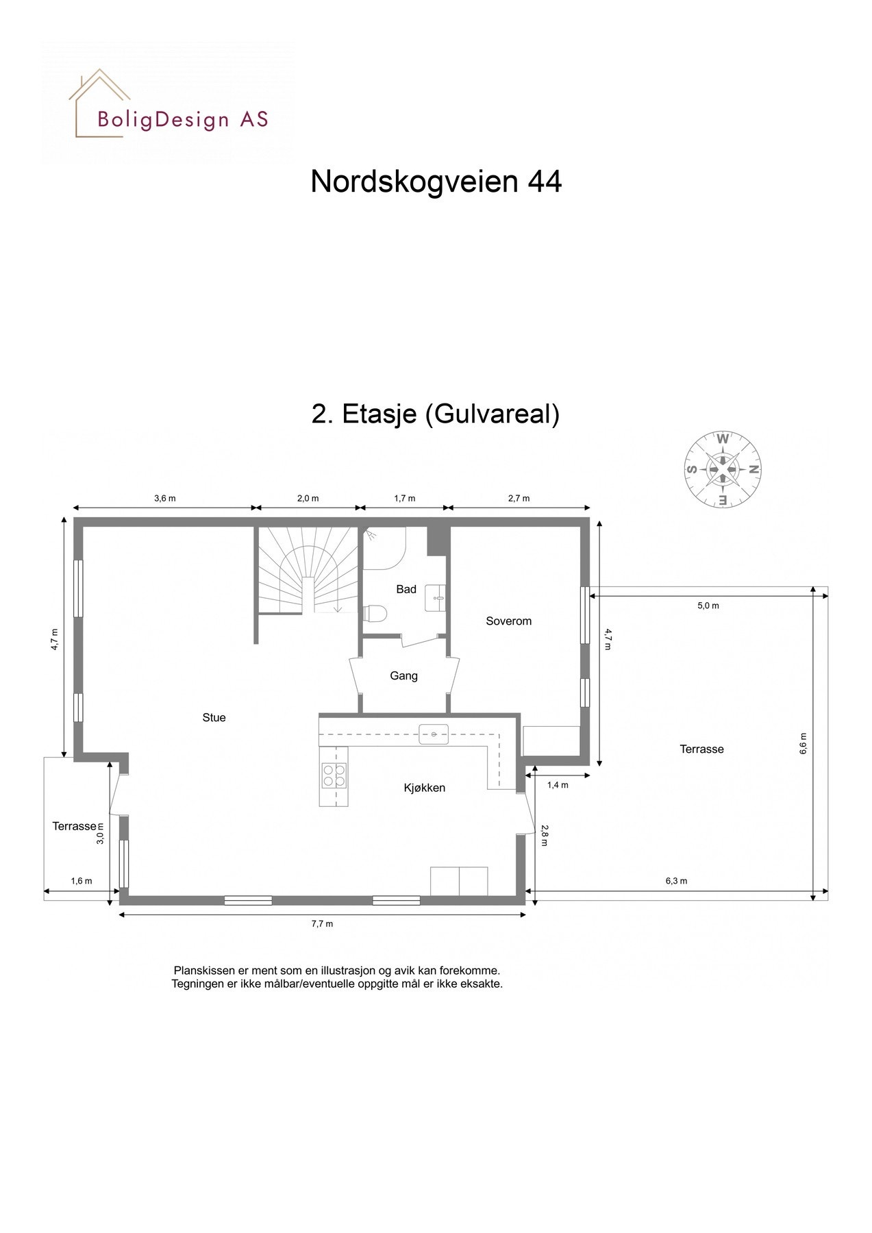 Plantegning. Galleribilde