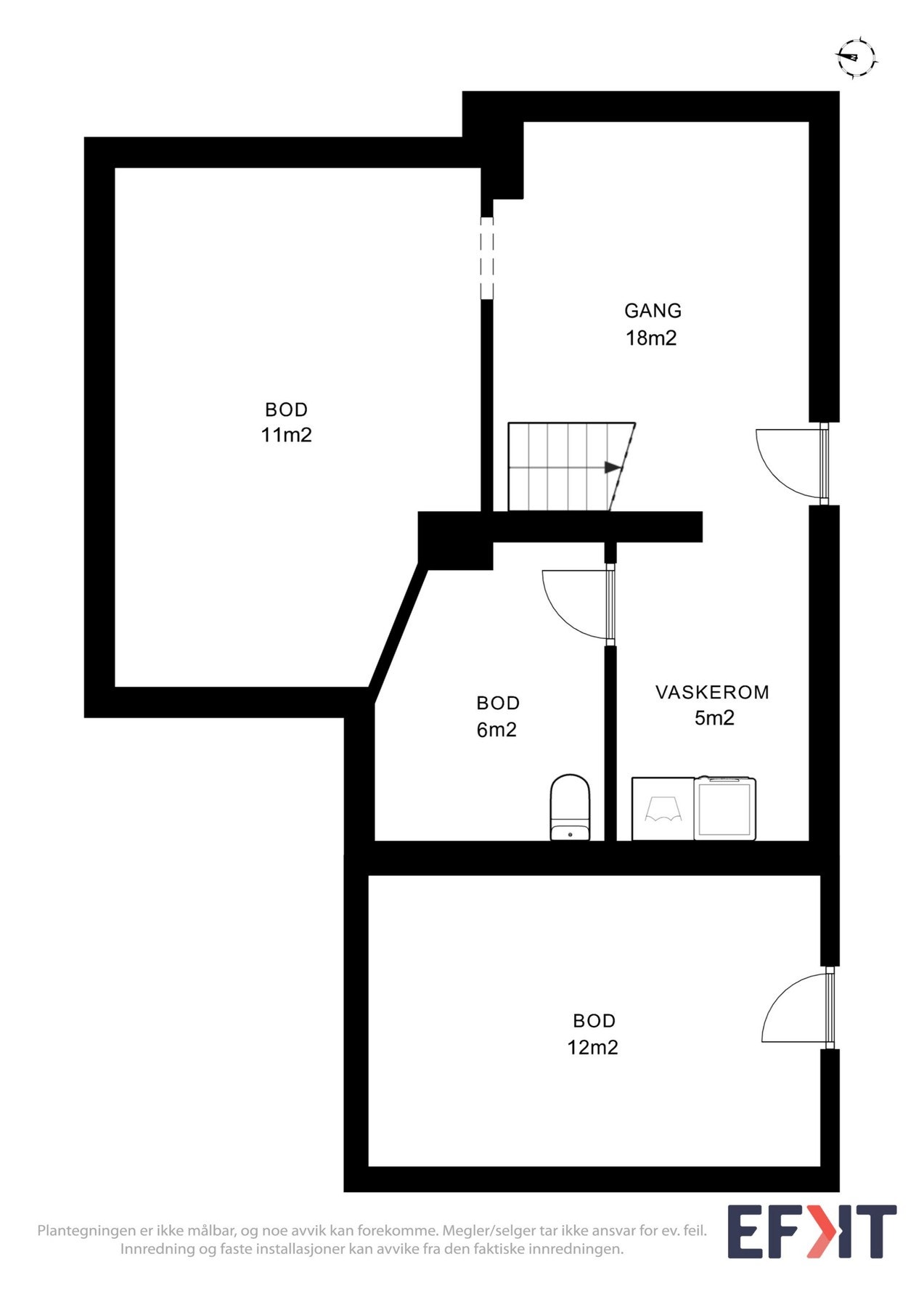 Plantegning kjeller Galleribilde