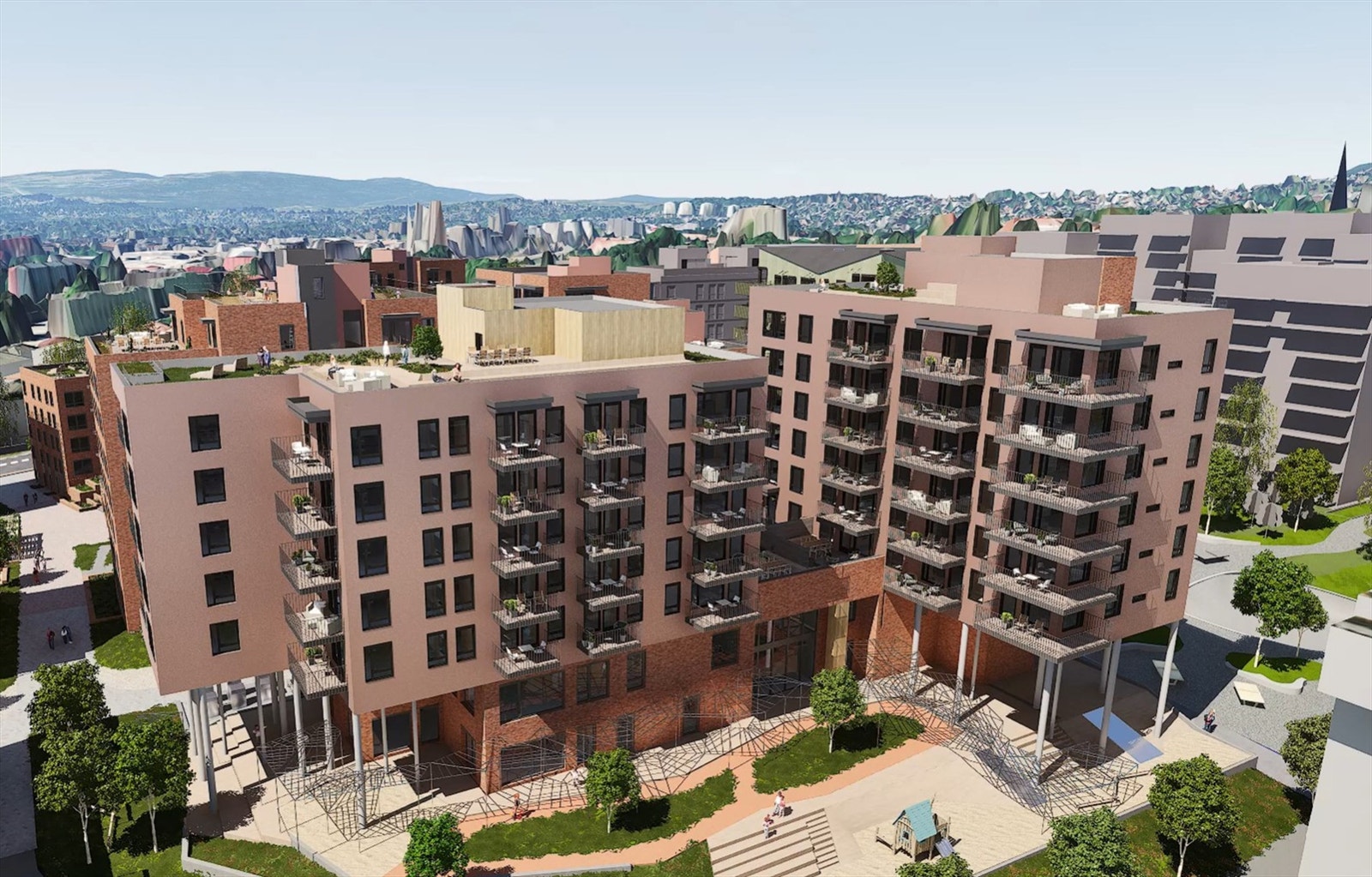 Illustrasjon | Leiligheten ferdigstilles den 23.10.2025. Galleribilde