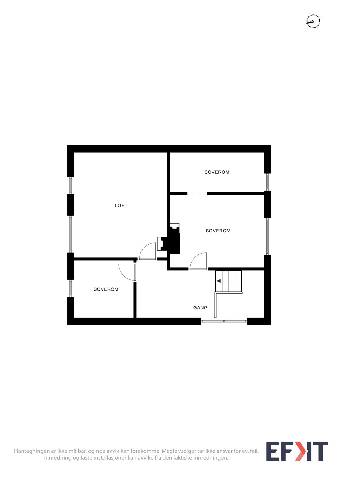 Plantegning 2. etasje Galleribilde
