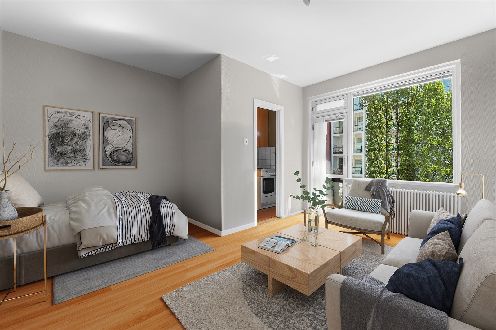 Velkommen til Kirkeveien 50, presentert av Malin Natvig v/Eiendomsmegler 1! (digitalt stylet) Galleribilde