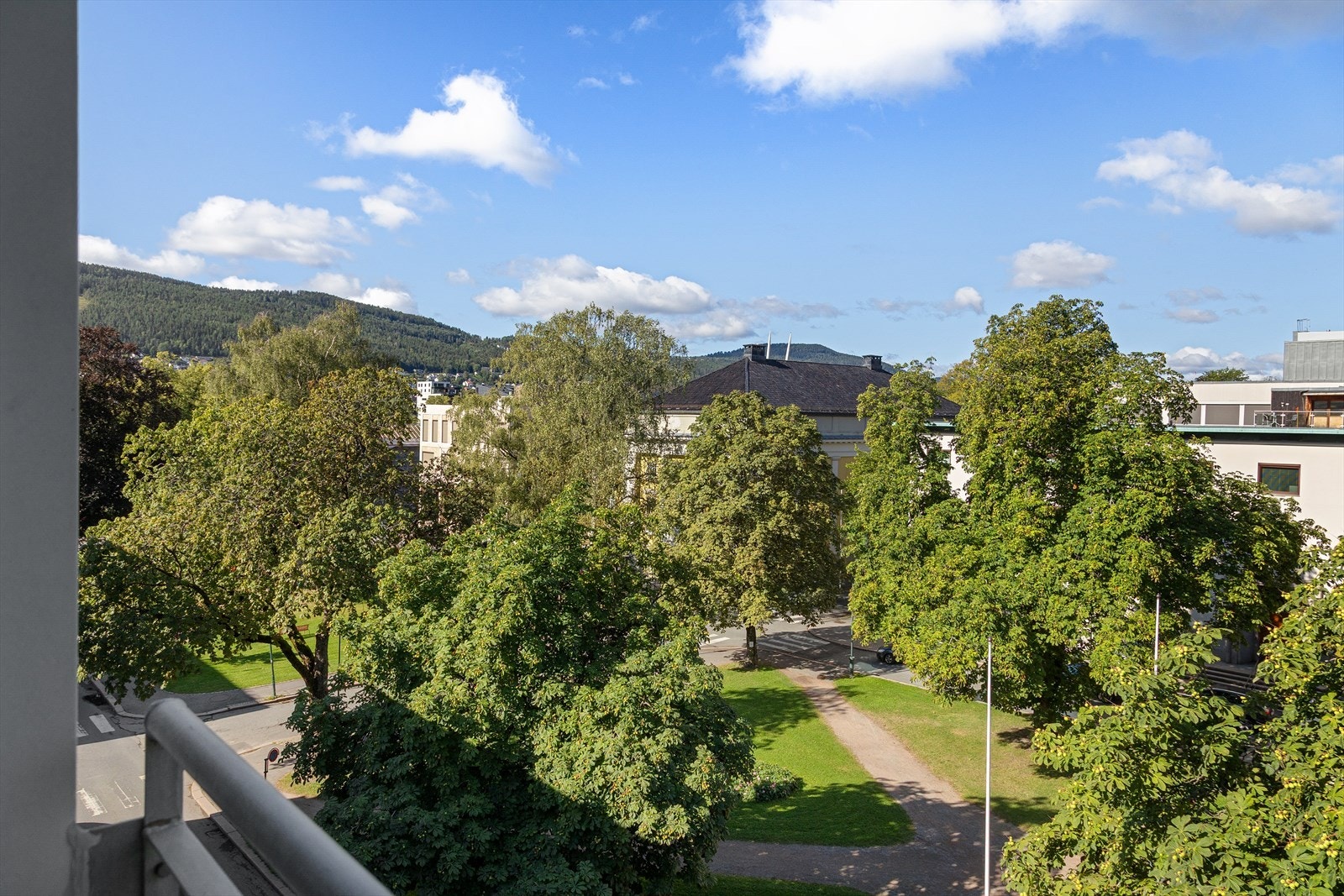 Utsikt fra fransk balkong Galleribilde
