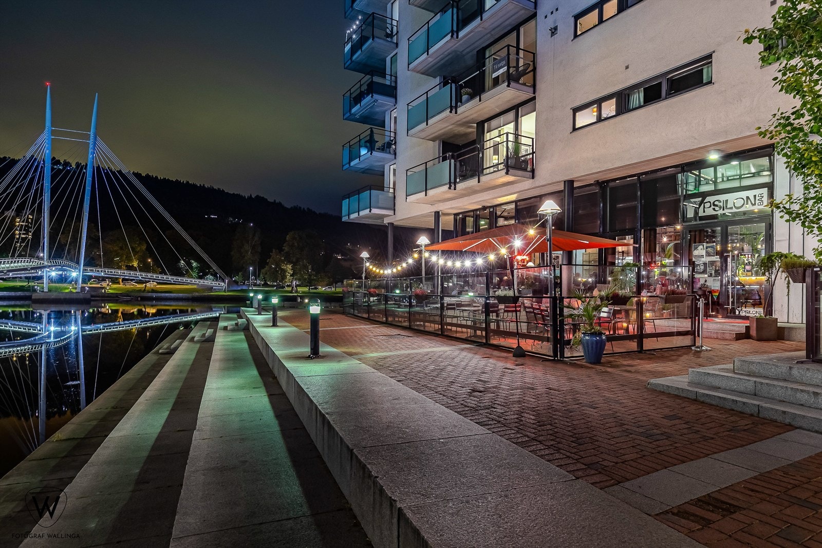 Kveldsstemning på Ypsilon bar - Union Brygge Galleribilde