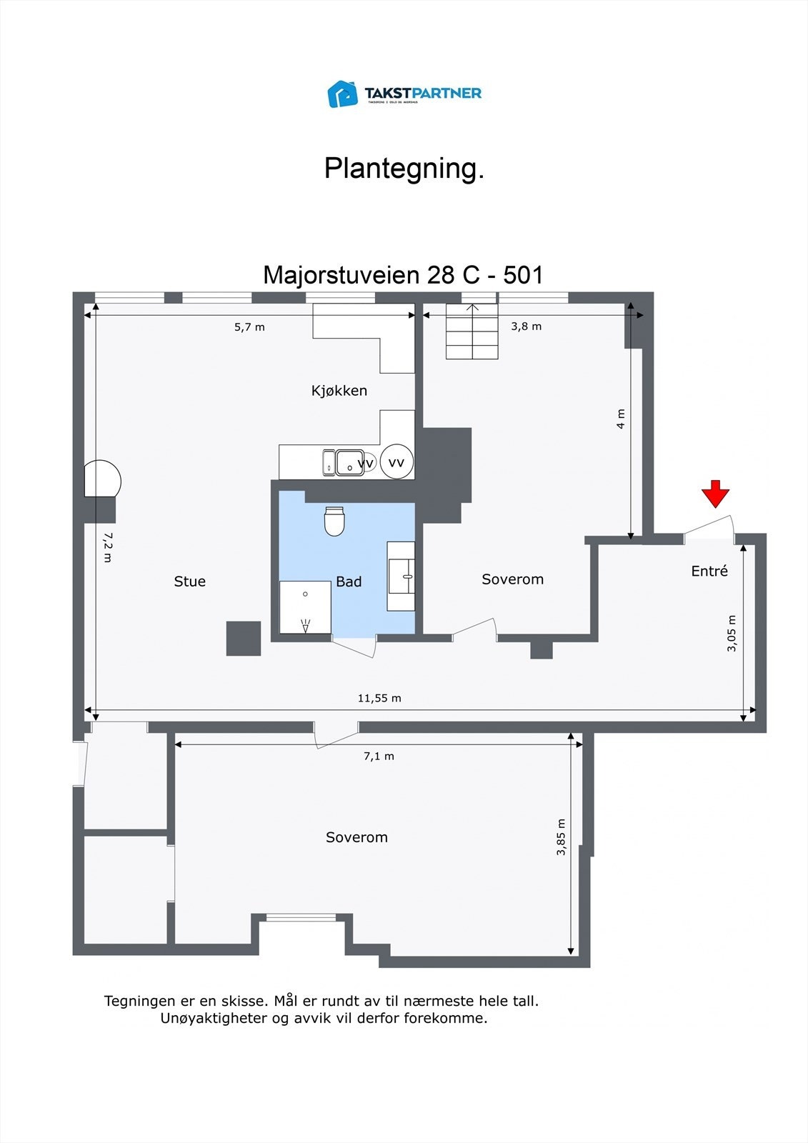 Plantegning. Galleribilde