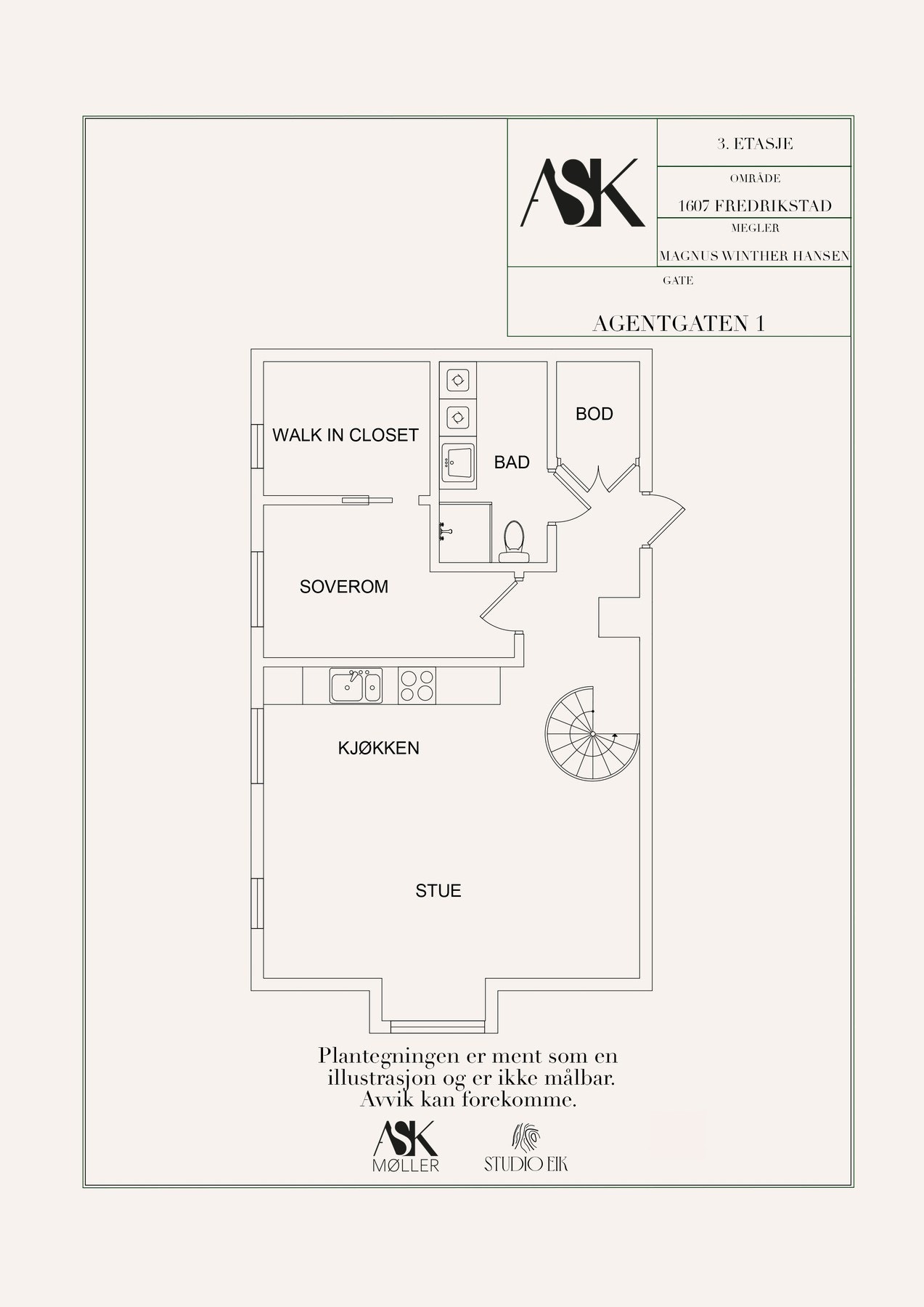 Plantegning Galleribilde