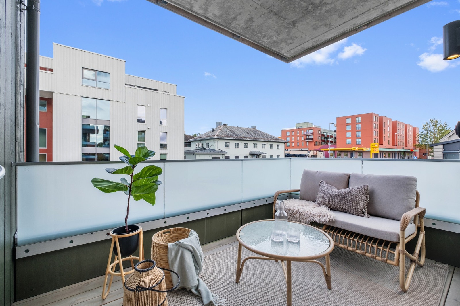 God plass til ønsket utemøblement. Galleribilde